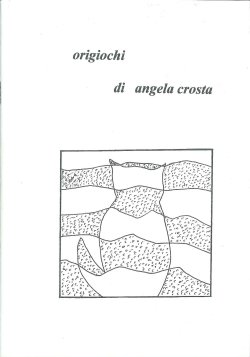 QQM 27 ORIGIOCHI DI ANGELA CROSTA : page 0.