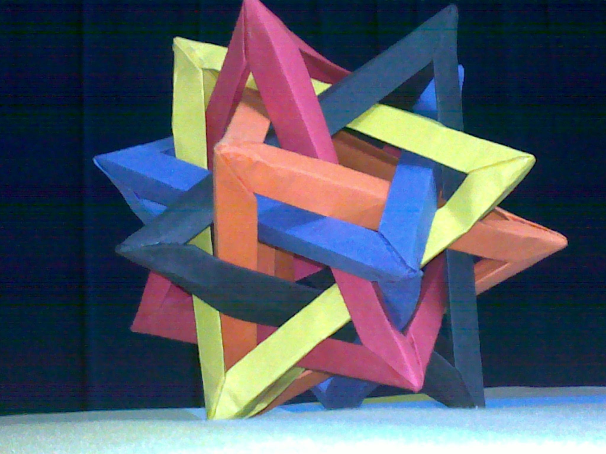 Tom Hull's 5 Tetrahedra