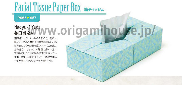 Facial Tissue Paper Box