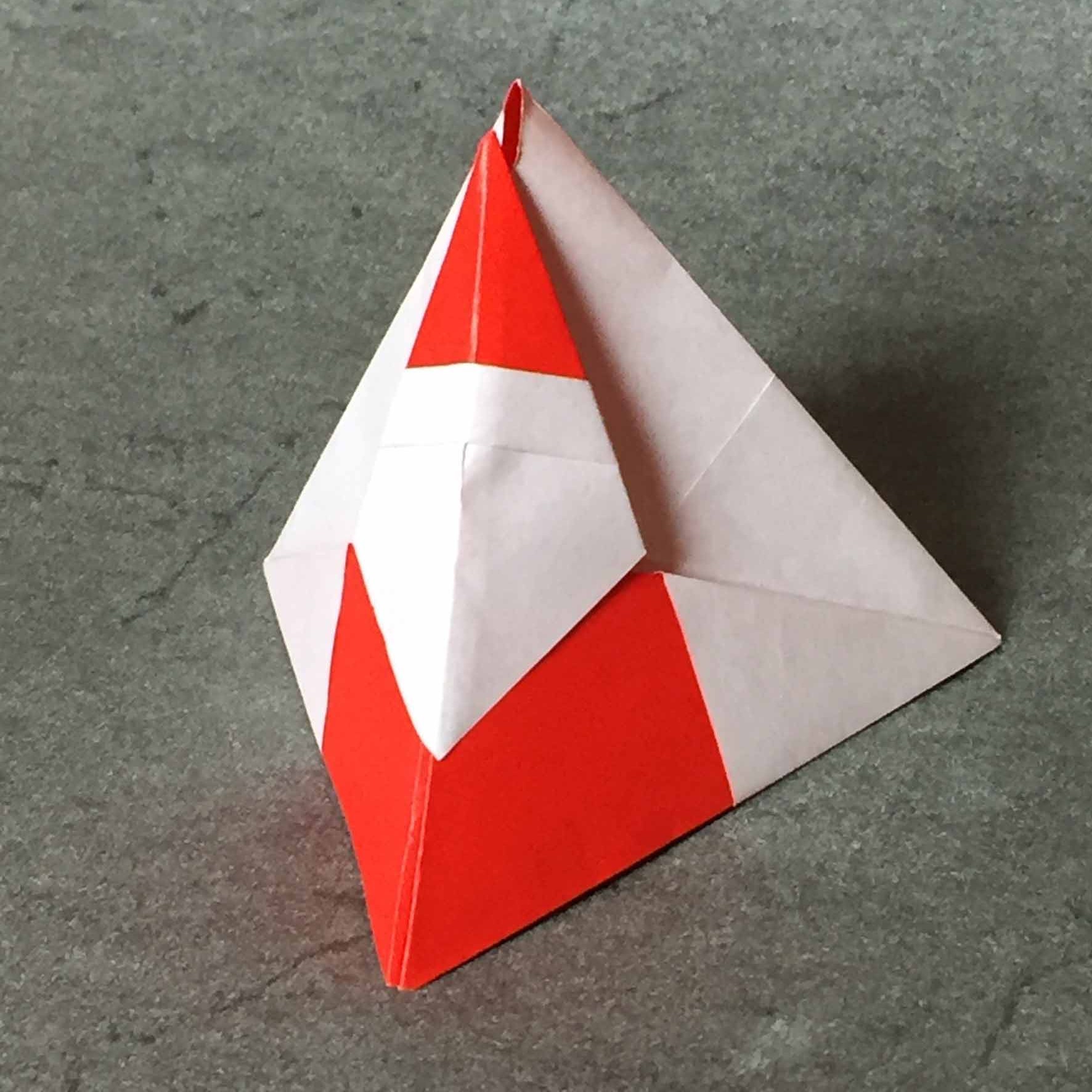 Santa Claus Tetrahedron Box